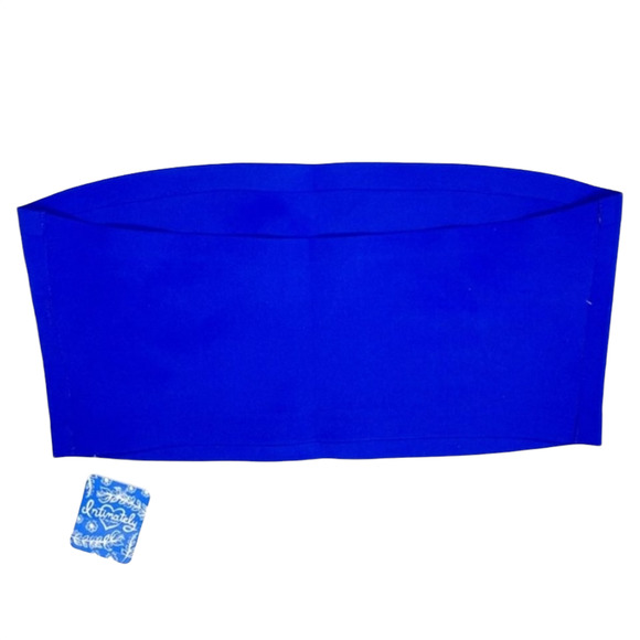 Free People Nina Neo Bandeau Blue Flame Large NWT - Picture 3 of 4